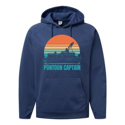 Pontoon Captain Performance Fleece Hoodie