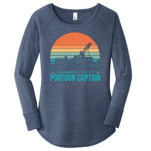 Pontoon Captain Women's Perfect Tri Tunic Long Sleeve Shirt