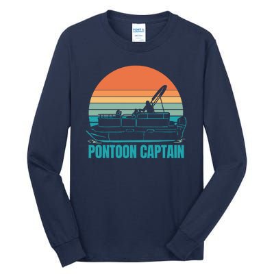 Pontoon Captain Tall Long Sleeve T-Shirt