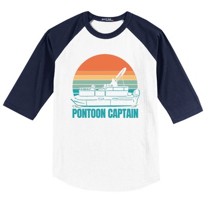 Pontoon Captain Baseball Sleeve Shirt