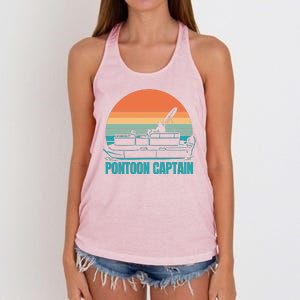 Pontoon Captain Women's Knotted Racerback Tank