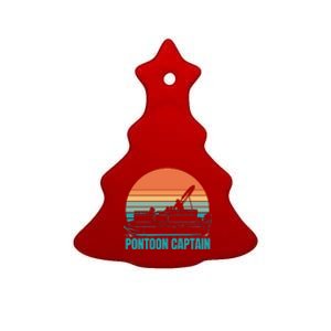 Pontoon Captain Ceramic Tree Ornament