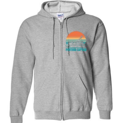 Pontoon Captain Full Zip Hoodie