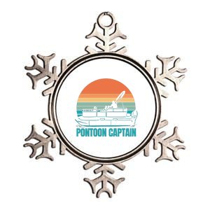 Pontoon Captain Metallic Star Ornament