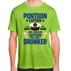 Pontoon Captain Like A Regular Captain Only More Drunker Beer Adult ChromaSoft Performance T-Shirt