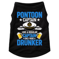 Pontoon Captain Like A Regular Captain Only More Drunker Beer Doggie Tank