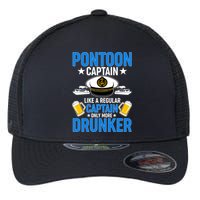 Pontoon Captain Like A Regular Captain Only More Drunker Beer Flexfit Unipanel Trucker Cap