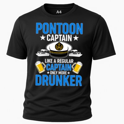 Pontoon Captain Like A Regular Captain Only More Drunker Beer Performance Shirt