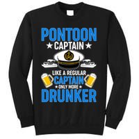 Pontoon Captain Like A Regular Captain Only More Drunker Beer Sweatshirt