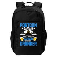 Pontoon Captain Like A Regular Captain Only More Drunker Beer Backpack