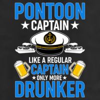 Pontoon Captain Like A Regular Captain Only More Drunker Beer Beanie