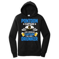Pontoon Captain Like A Regular Captain Only More Drunker Beer Women's Pullover Hoodie