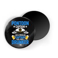 Pontoon Captain Like A Regular Captain Only More Drunker Beer Magnet