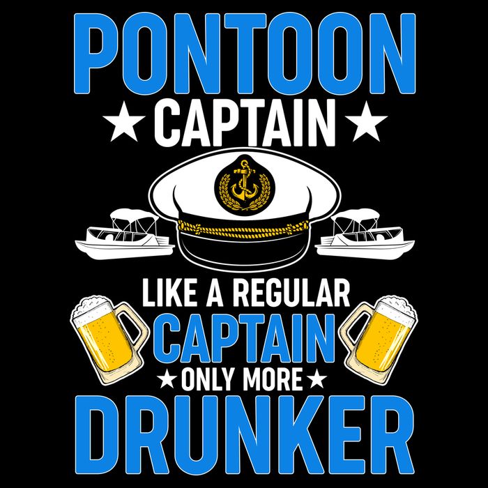 Pontoon Captain Like A Regular Captain Only More Drunker Beer Wool Snapback Cap