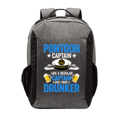 Pontoon Captain Like A Regular Captain Only More Drunker Beer Vector Backpack