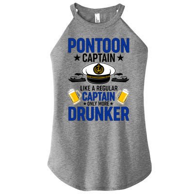 Pontoon Captain Like A Regular Captain Only More Drunker Beer Women's Perfect Tri Rocker Tank