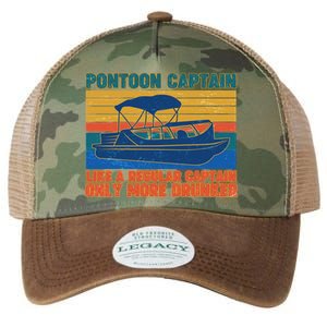 Pontoon Drunk Captain Legacy Tie Dye Trucker Hat