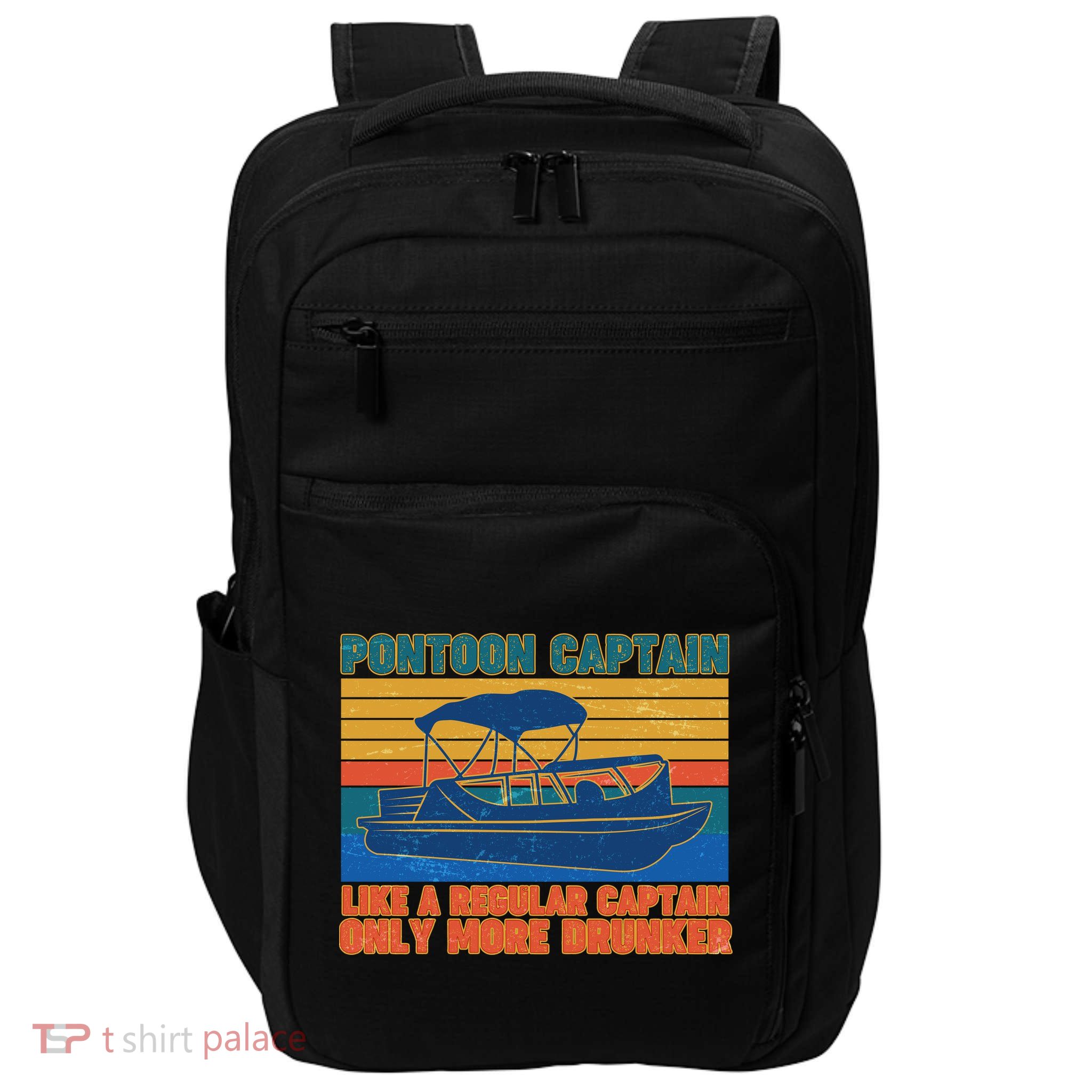 Pontoon Drunk Captain Impact Tech Backpack