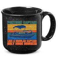 Pontoon Drunk Captain 15oz Campfire Ceramic Mug