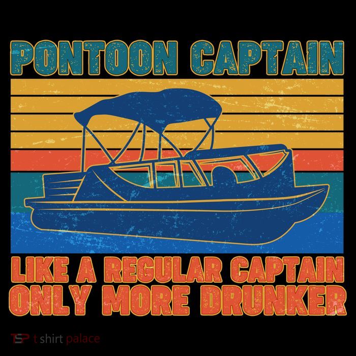 Pontoon Drunk Captain 16 in Basic Backpack