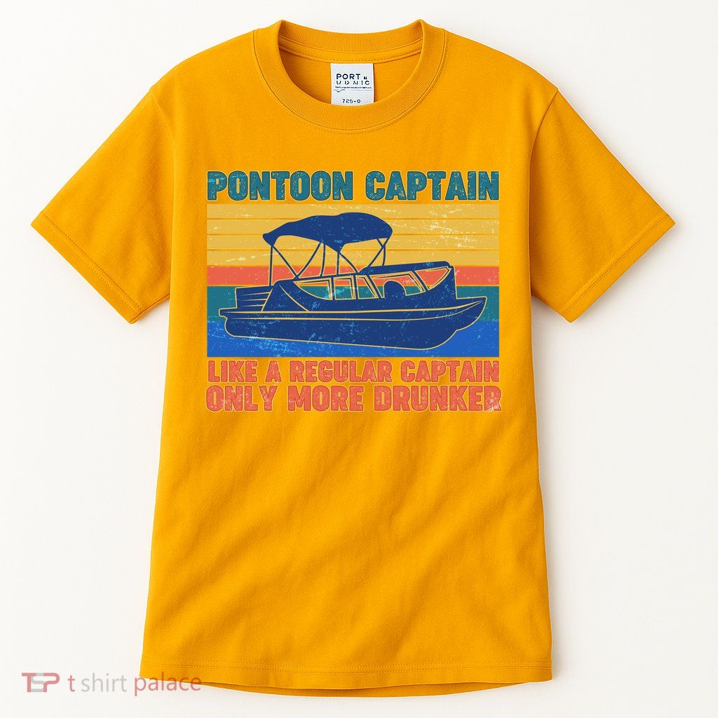 Pontoon Drunk Captain Tall T-Shirt