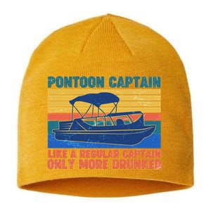 Pontoon Drunk Captain Sustainable Beanie