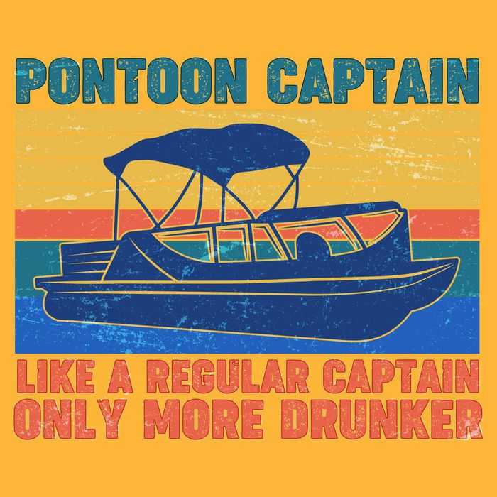 Pontoon Drunk Captain Visor