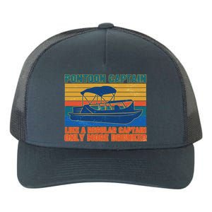 Pontoon Drunk Captain Yupoong Adult 5-Panel Trucker Hat