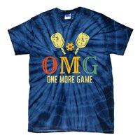 Pickleball Omg One More Game Pickle Ball Sports Tie-Dye T-Shirt