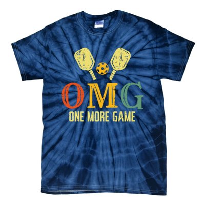 Pickleball Omg One More Game Pickle Ball Sports Tie-Dye T-Shirt