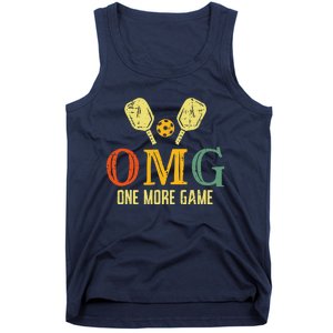 Pickleball Omg One More Game Pickle Ball Sports Tank Top