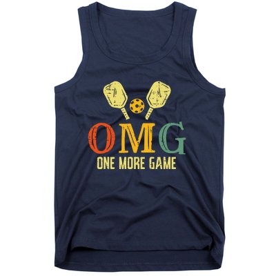 Pickleball Omg One More Game Pickle Ball Sports Tank Top