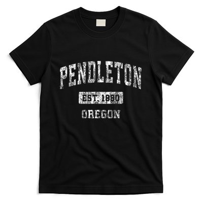 Pendleton Oregon Or Vintage Sports Established T-Shirt