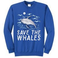 Protect Our Ocean Protect Our Future Save The Whales Gift Sweatshirt