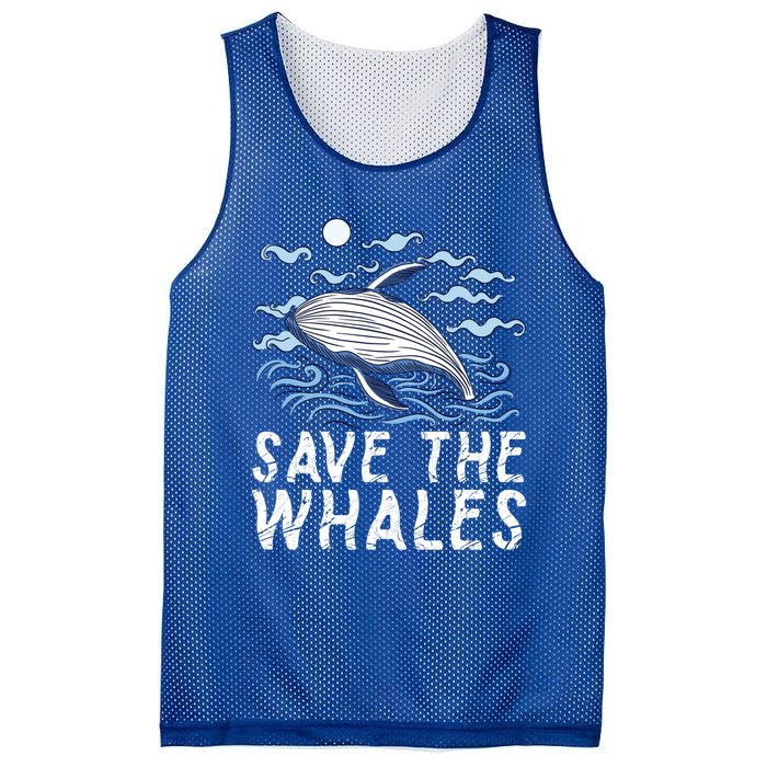 Protect Our Ocean Protect Our Future Save The Whales Gift Mesh Reversible Basketball Jersey Tank