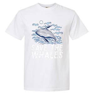 Protect Our Ocean Protect Our Future Save The Whales Gift Garment-Dyed Heavyweight T-Shirt