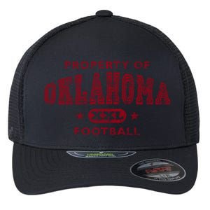 Property Of Oklahoma Football Xxl Gift Flexfit Unipanel Trucker Cap