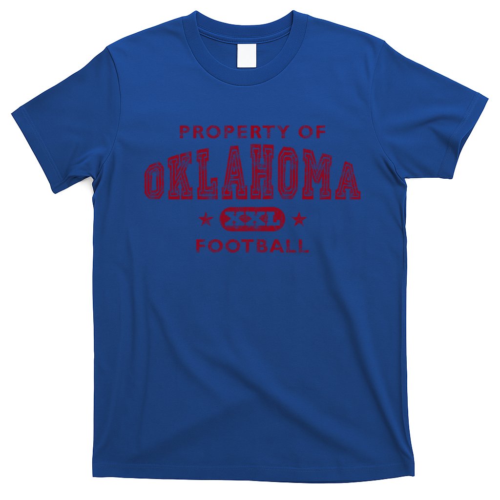 Property Of Oklahoma Football Xxl Gift T-Shirt