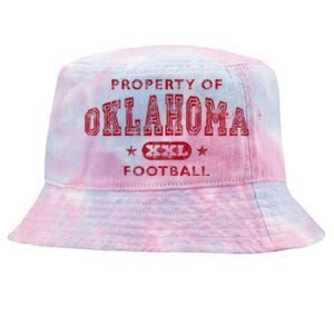 Property Of Oklahoma Football Xxl Gift Tie-Dyed Bucket Hat