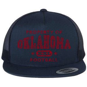 Property Of Oklahoma Football Xxl Gift Flat Bill Trucker Hat