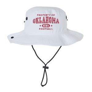 Property Of Oklahoma Football Xxl Gift Legacy Cool Fit Booney Bucket Hat