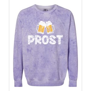 Prost Oktoberfest October Festival Ing Gift Colorblast Crewneck Sweatshirt