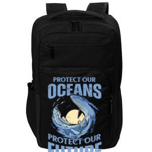 Protect Our Oceans Protect Our Future Climate Change Impact Tech Backpack