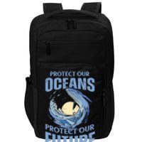 Protect Our Oceans Protect Our Future Climate Change Impact Tech Backpack