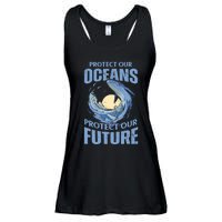 Protect Our Oceans Protect Our Future Climate Change Ladies Essential Flowy Tank