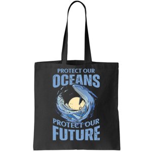 Protect Our Oceans Protect Our Future Climate Change Tote Bag