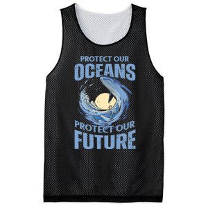 Protect Our Oceans Protect Our Future Climate Change Mesh Reversible Basketball Jersey Tank