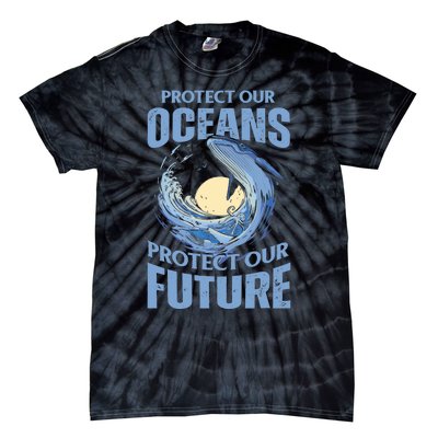 Protect Our Oceans Protect Our Future Climate Change Tie-Dye T-Shirt