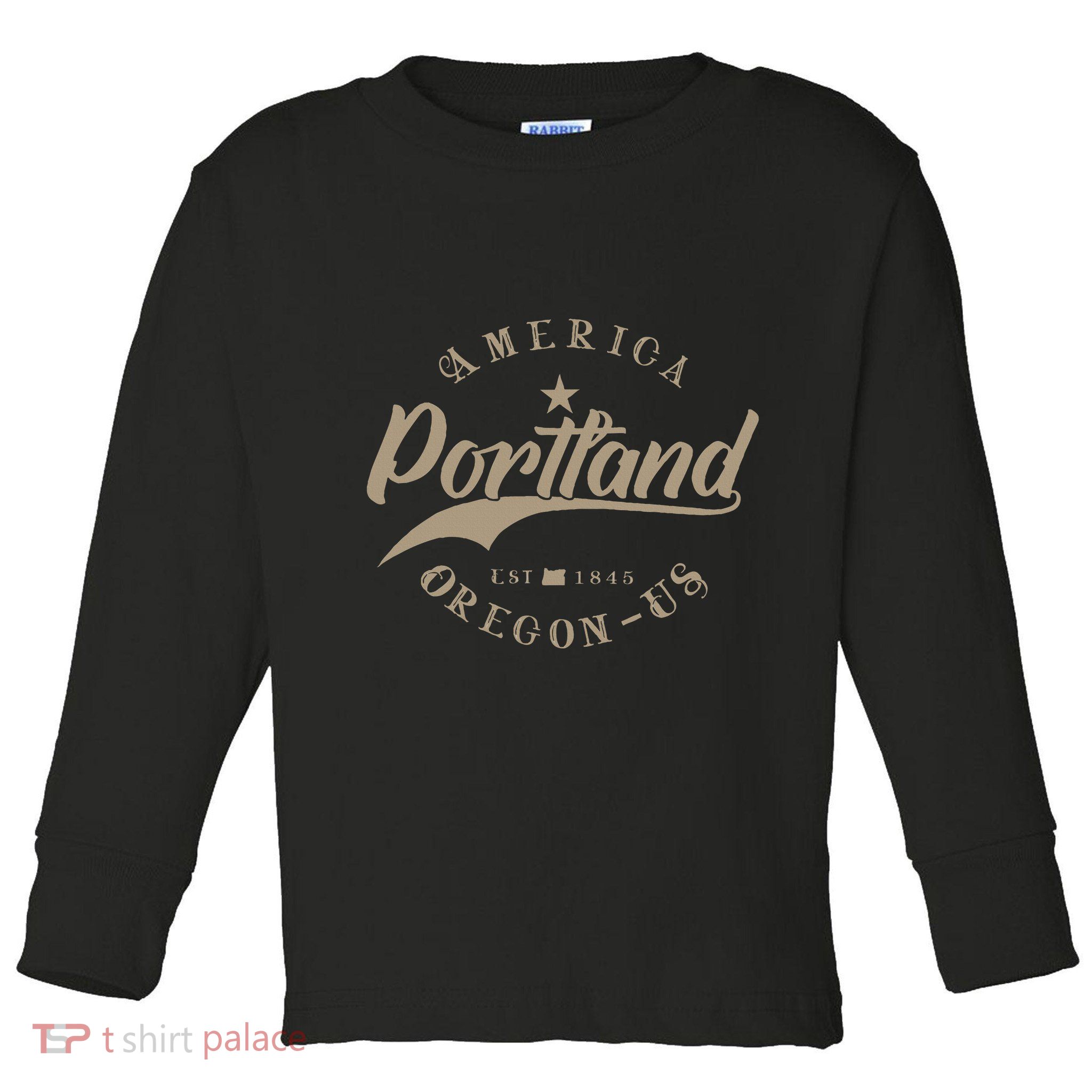 Portland Or Oregon Toddler Long Sleeve Shirt