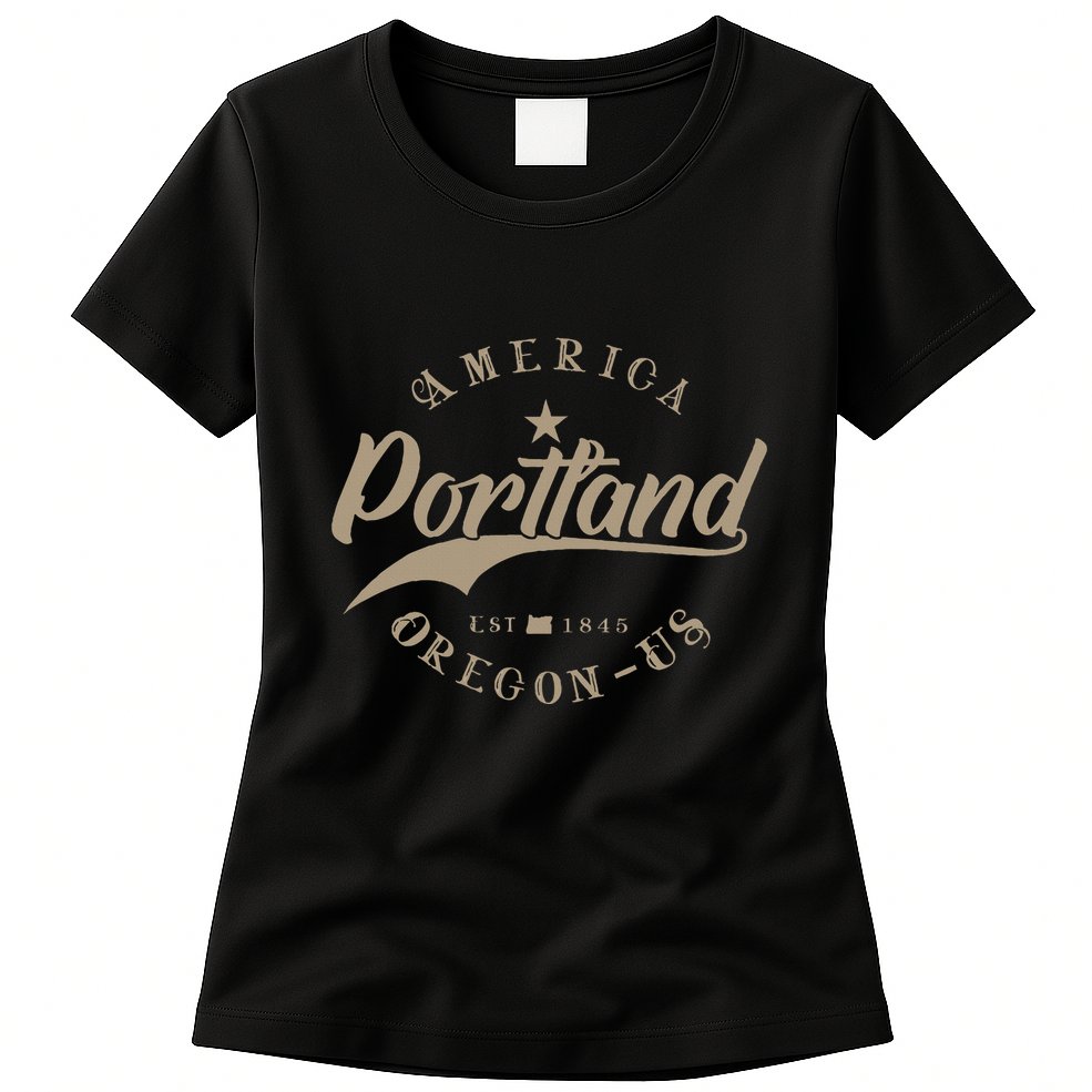 Portland Or Oregon Womens T-Shirt